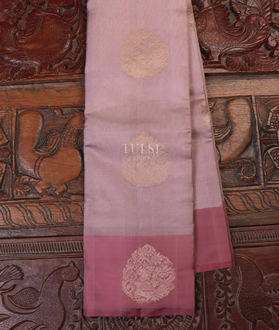 Light Lavender Tissue Soft Silk Saree T647833-image