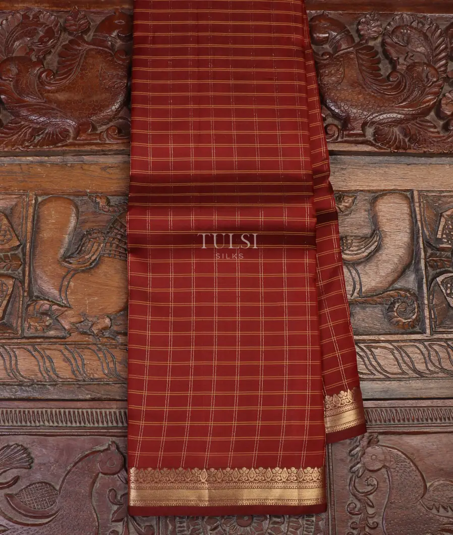 Maroon Soft Silk Saree T631449-image