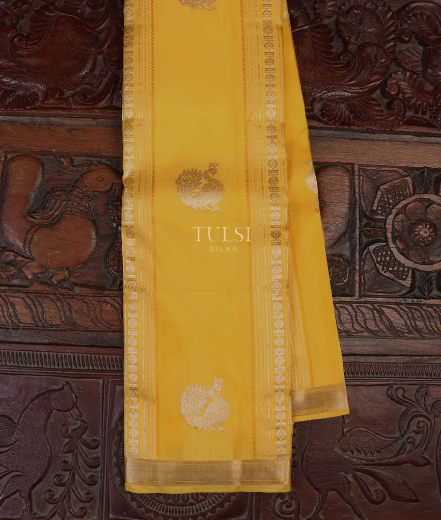 Yellow Kanjivaram Silk Saree T647560-image