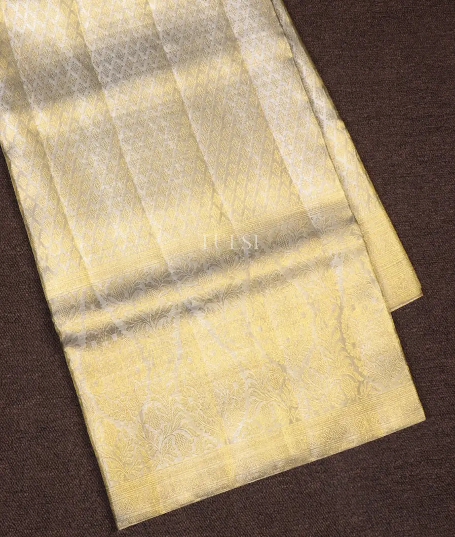 Silver and Gold Tissue Kanjivaram Silk Saree T634027-image