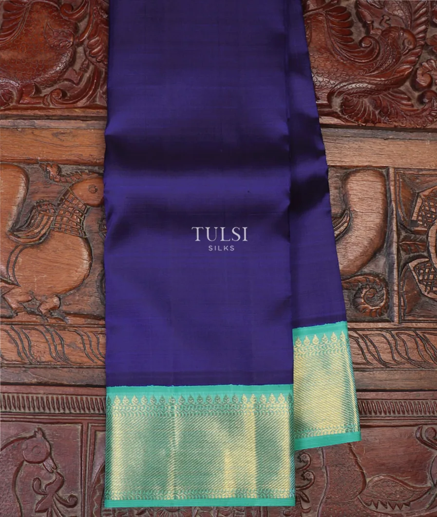 Blue Kanjivaram Silk Saree T646758-image