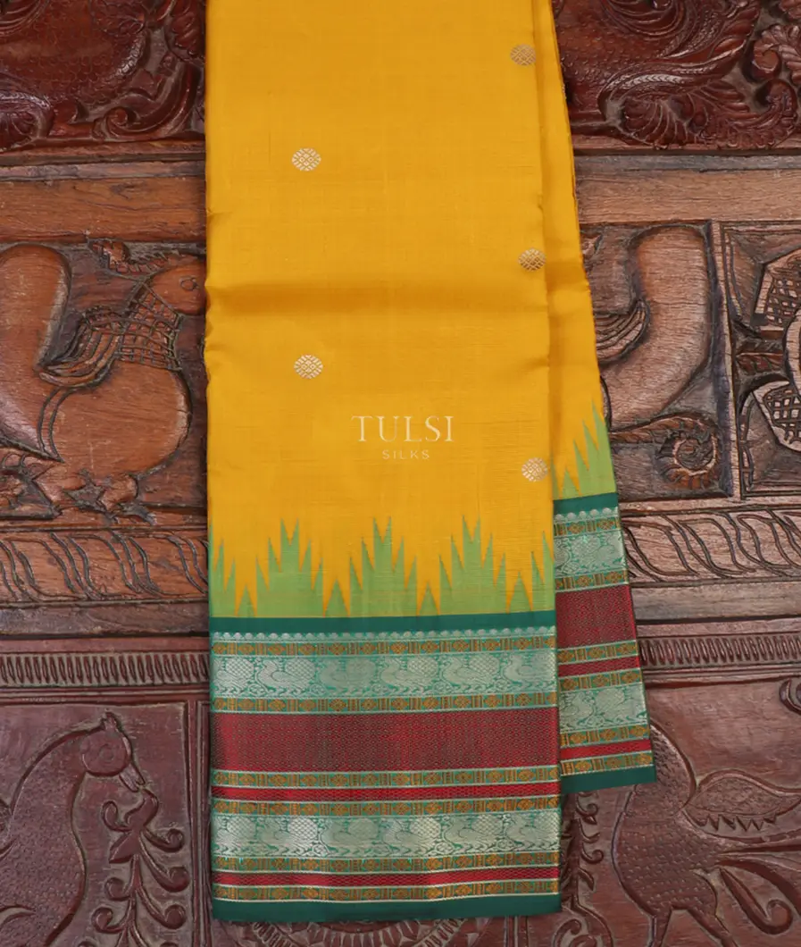 Yellow Kanjivaram Silk Saree T649577-image