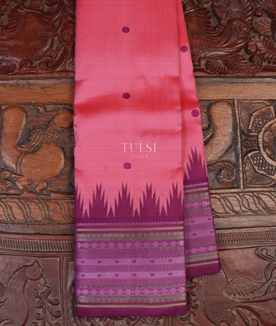 Pink Kanjivaram Silk Saree T649574-image
