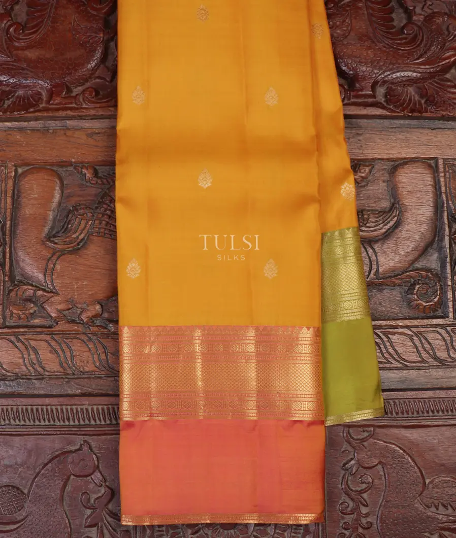 Yellow Soft Silk Saree T649160-image