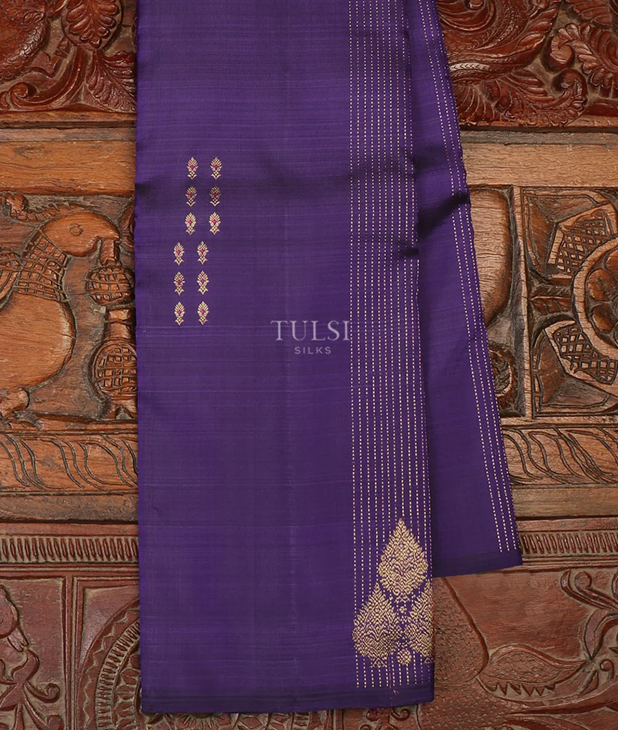 Blue Kanjivaram Silk Saree T646584-image