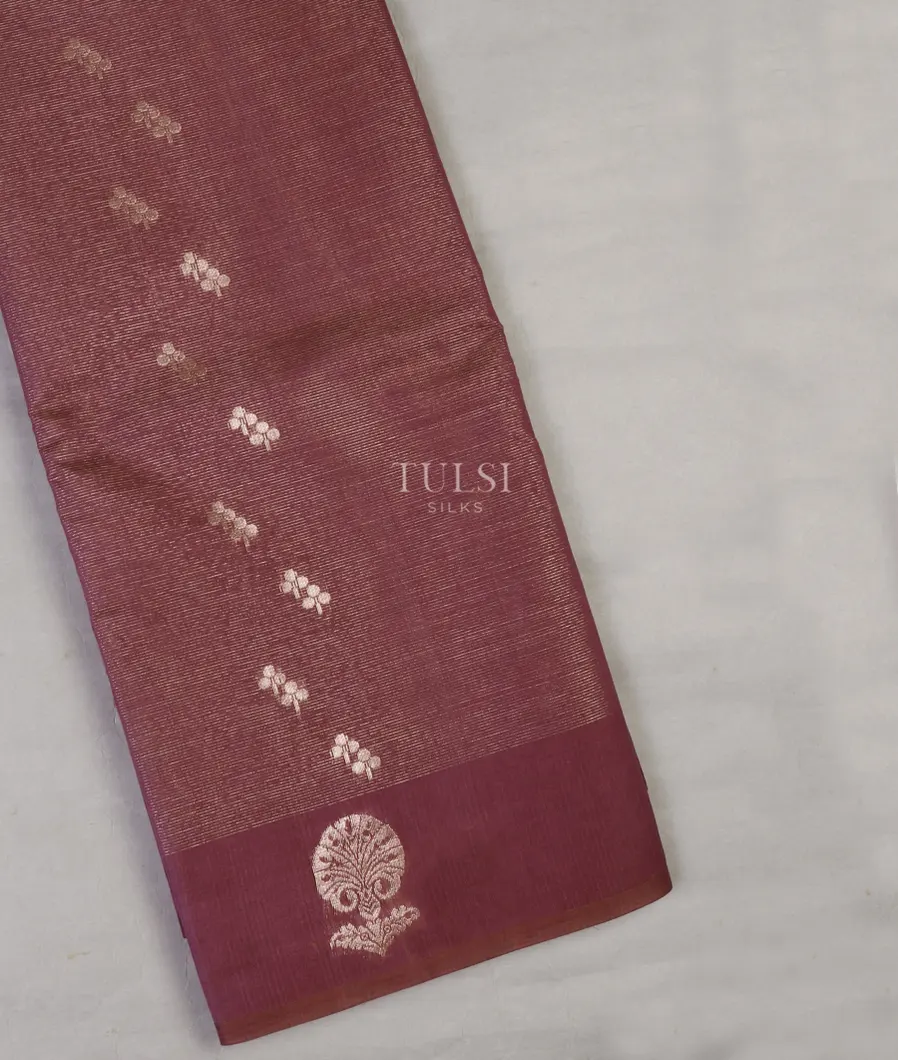 Purple Silk Cotton Saree T648771-image