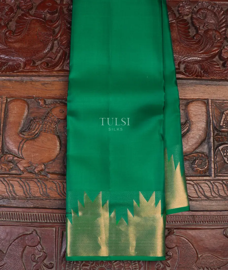 Green Soft Silk Saree T648909-image
