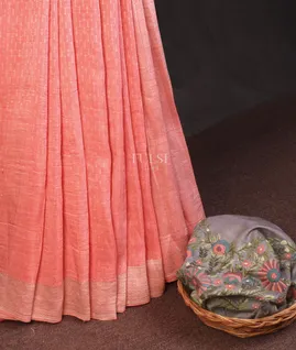 peach-banaras-linen-saree-t647116-t647116-b