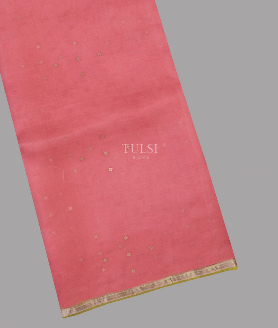 Pink Woven Organza Saree T649780-image