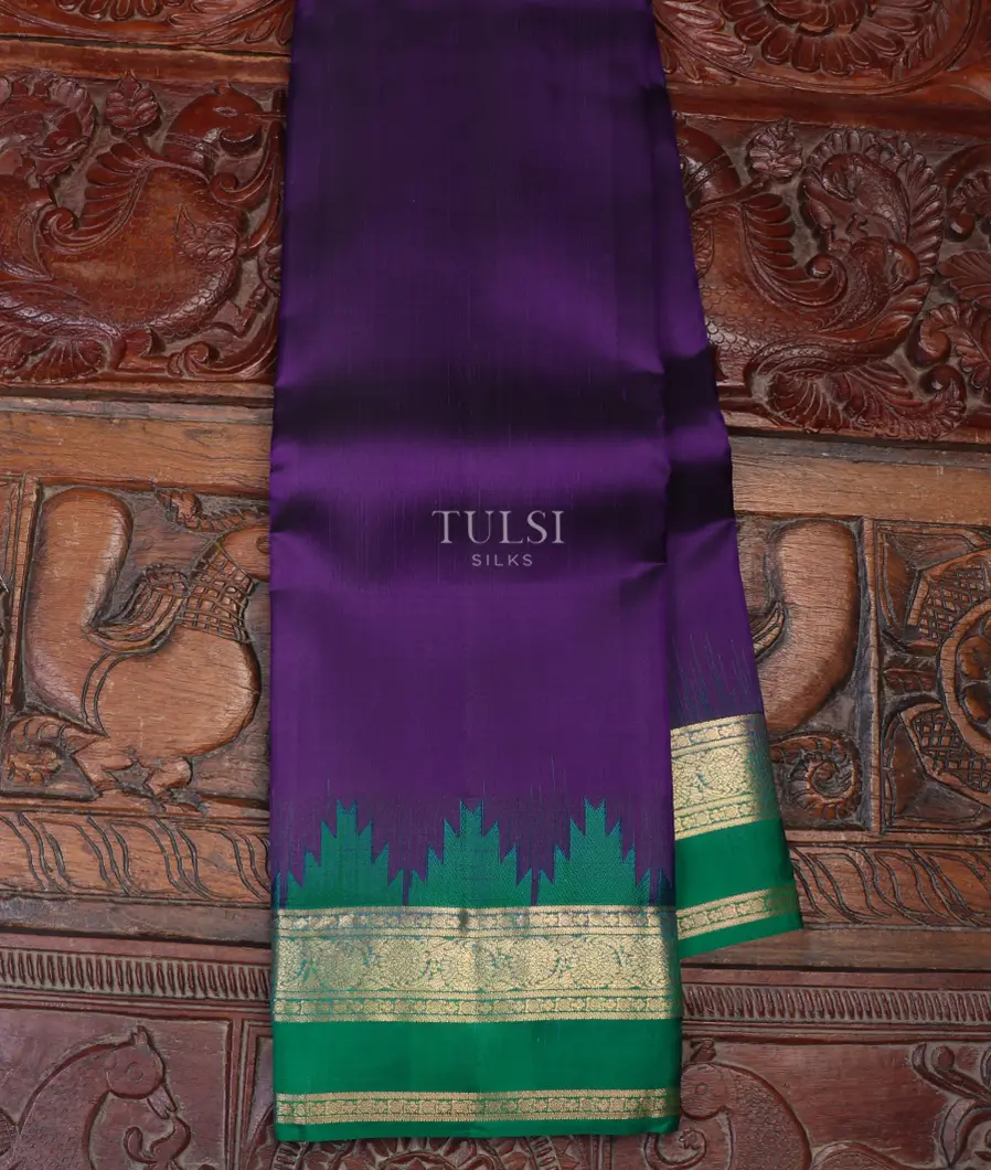 Purple Soft Silk Saree T648928-image