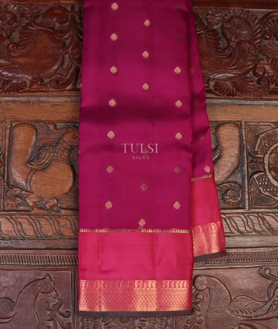 Purple Soft Silk Saree T648936-image
