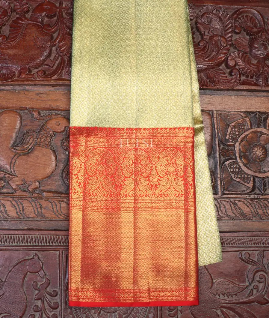 Gold Tissue Kanjivaram Silk Pavadai T579679-image