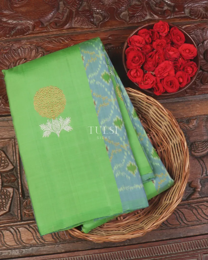 Green Kanjivaram Silk Saree T650308-image