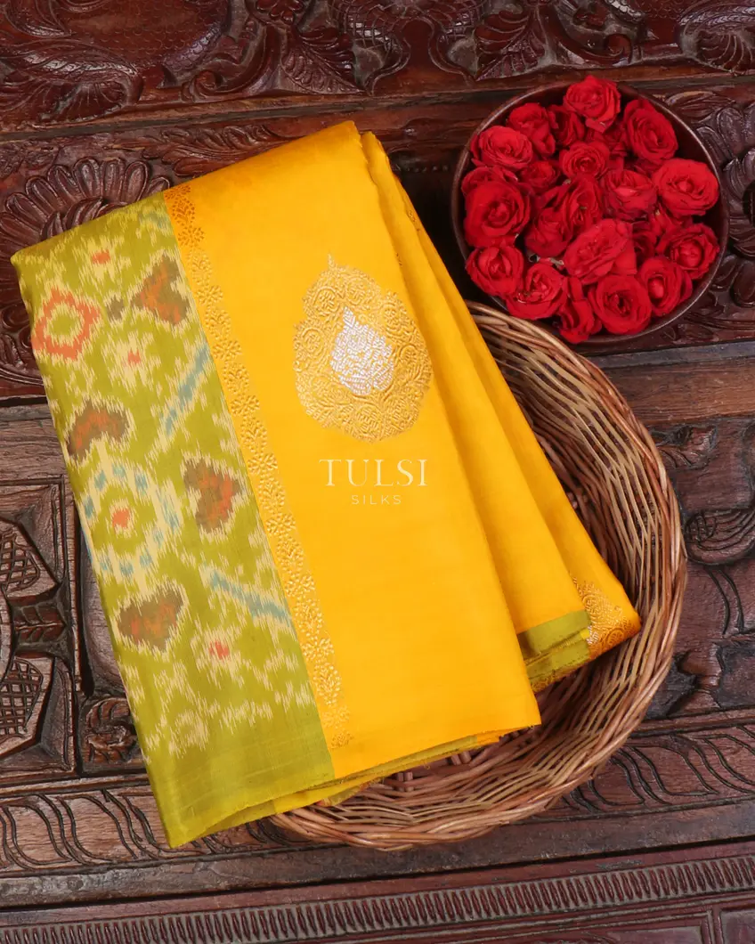 Yellow Kanjivaram Silk Saree T650302-image