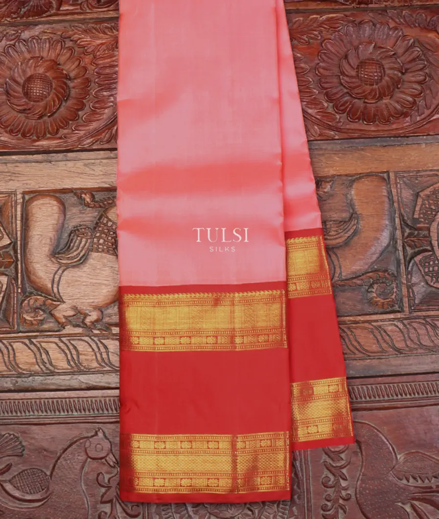 Pink Kanjivaram Silk Saree T646373-image