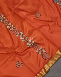 orange-kanjivaram-kalamkari-patchwork-saree-t650044-t650044-e