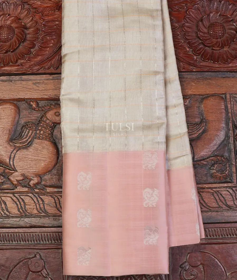 Grey Tissue Soft Silk Saree T647850-image