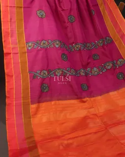 pinkish-purple-kanjivaram-kalamkari-patchwork-saree-t650037-t650037-d