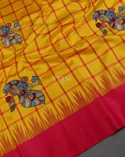 yellow-kanjivaram-kalamkari-patchwork-saree-t650041-t650041-e