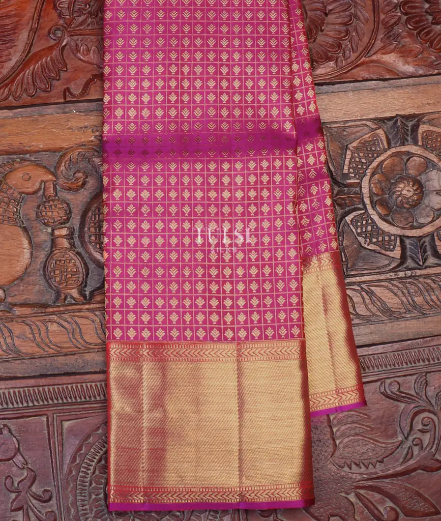 Magenta Kanjivaram Silk Saree T645426-image