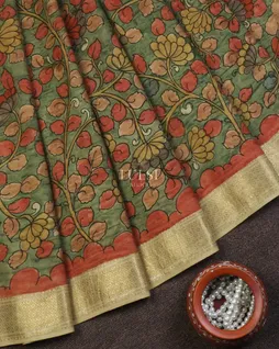 green-kanjivaram-kalamkari-handpainted-saree-t645770-t645770-b