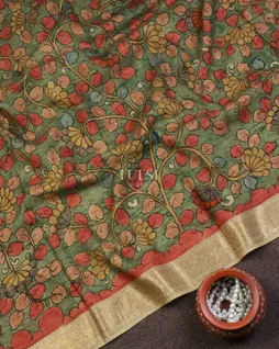 green-kanjivaram-kalamkari-handpainted-saree-t645770-t645770-d