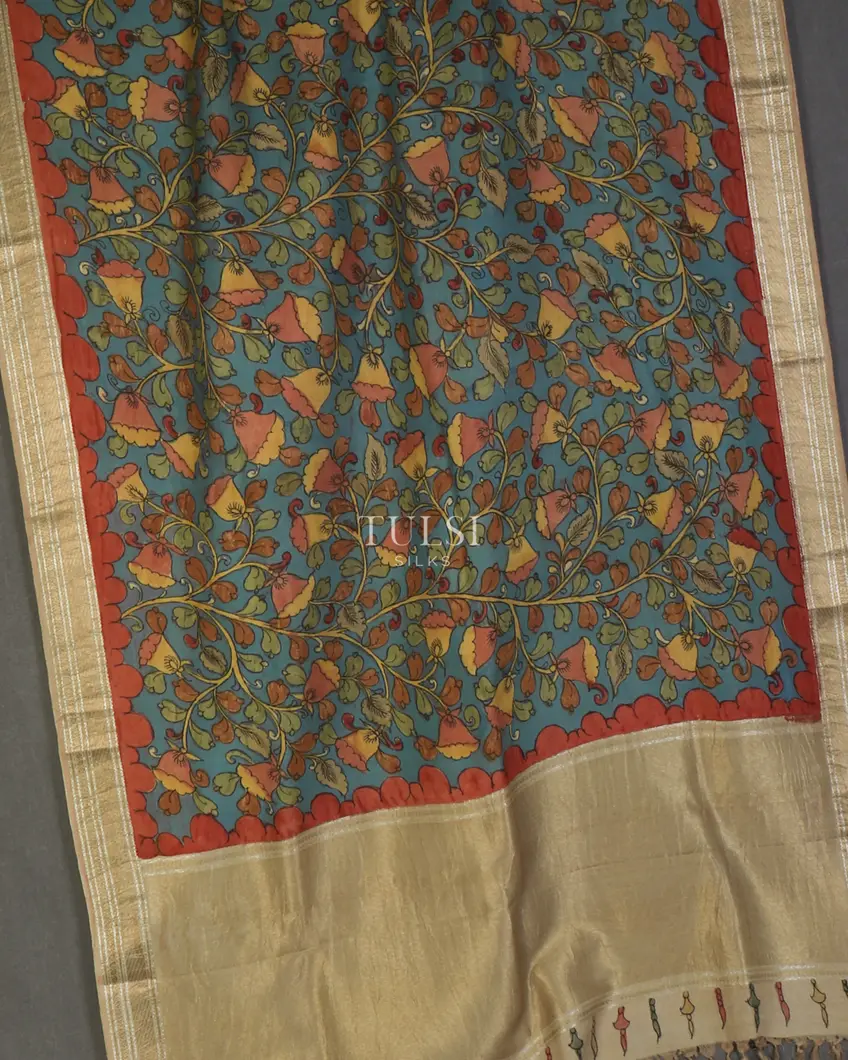 blue-kanjivaram-kalamkari-handpainted-saree-t617016-t617016-e