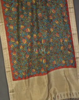 blue-kanjivaram-kalamkari-handpainted-saree-t617016-t617016-e