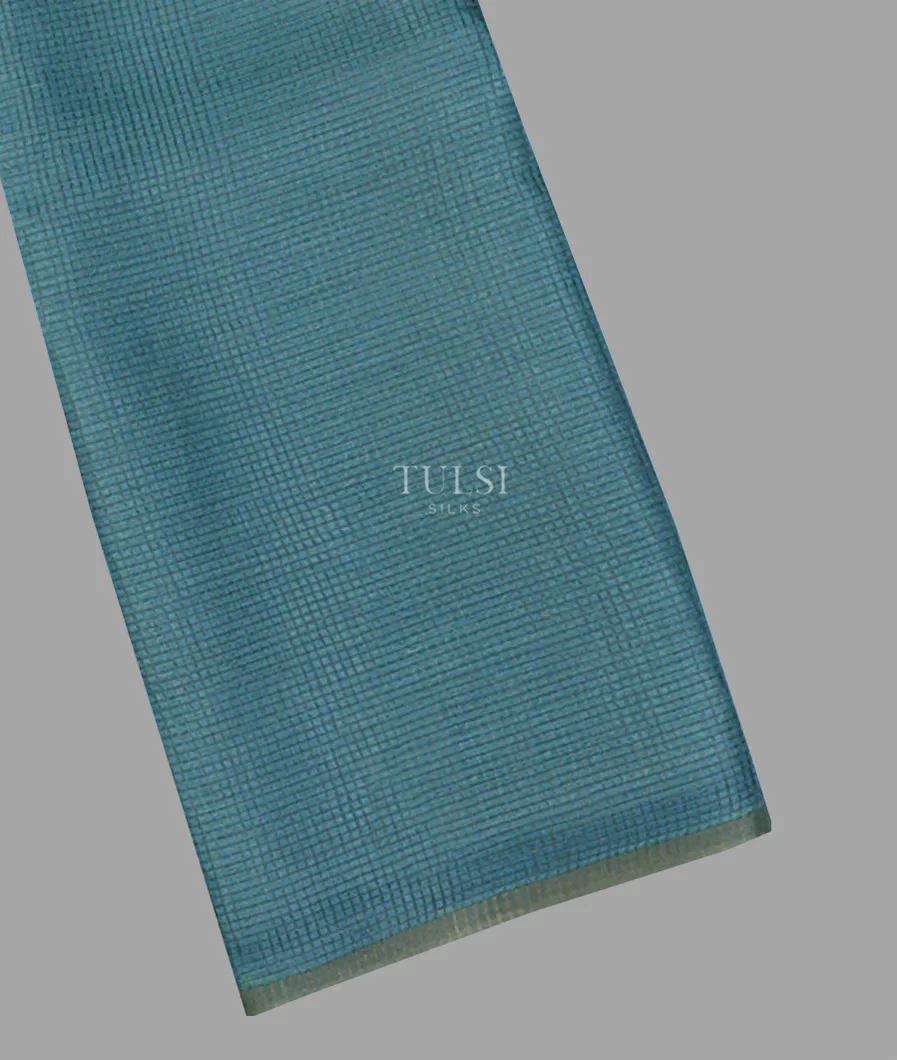 Blue Woven Tussar Saree T650220-image