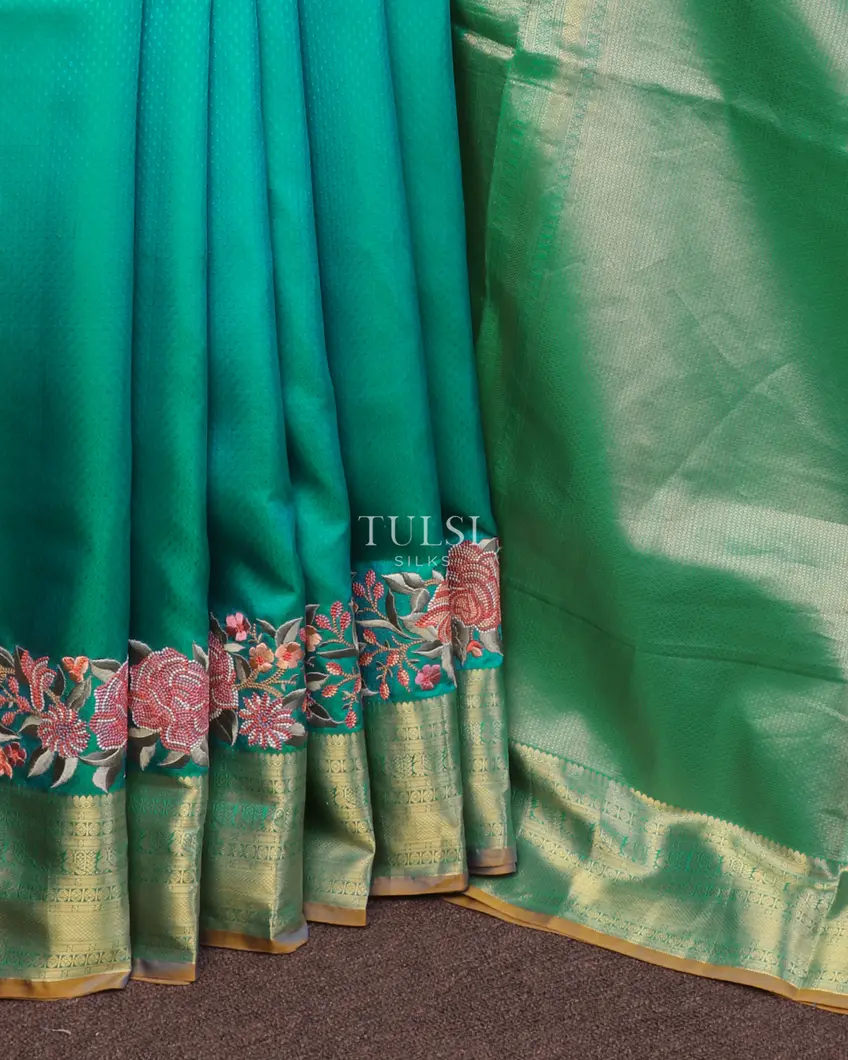 greenish-blue-soft-silk-embroidery-saree-t651460-t651460-e