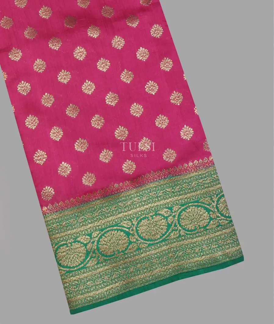 Pink Banaras Tussar Saree T595406-1-image