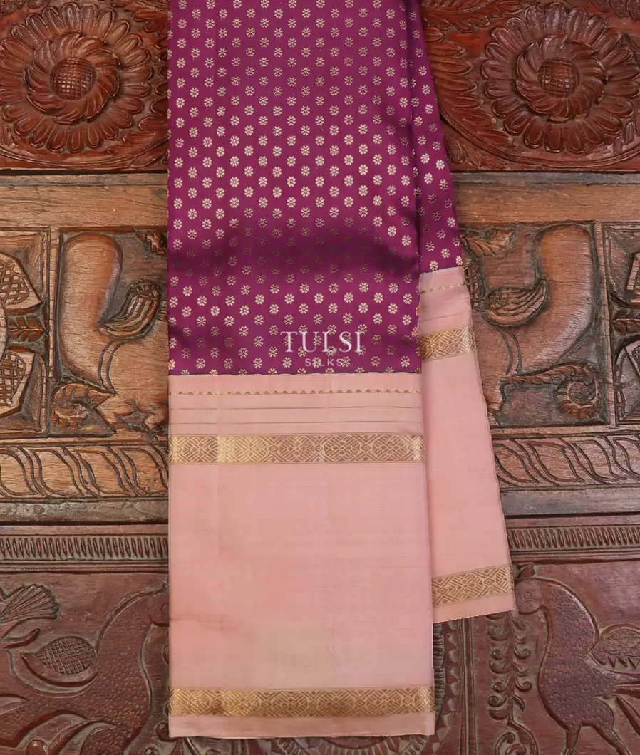 Purple Kanjivaram Silk Saree T640759-image