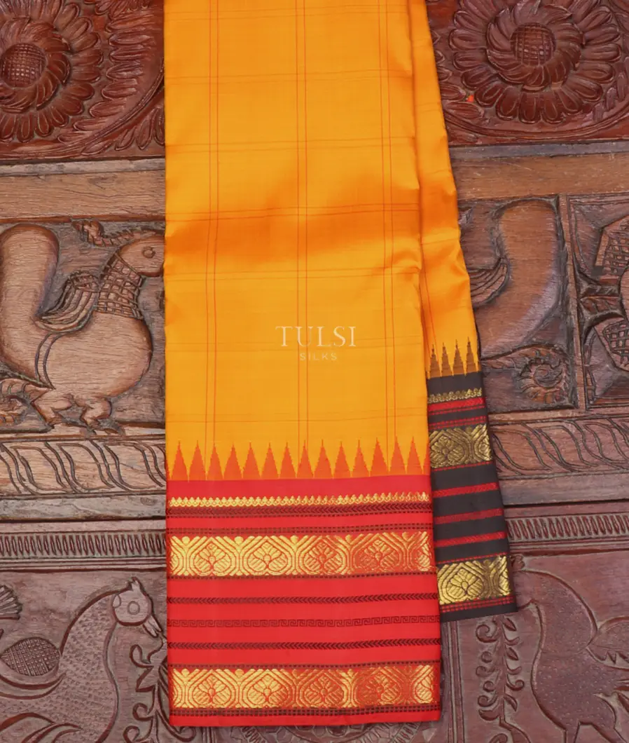 Yellow Kanjivaram Silk Saree T629048-image
