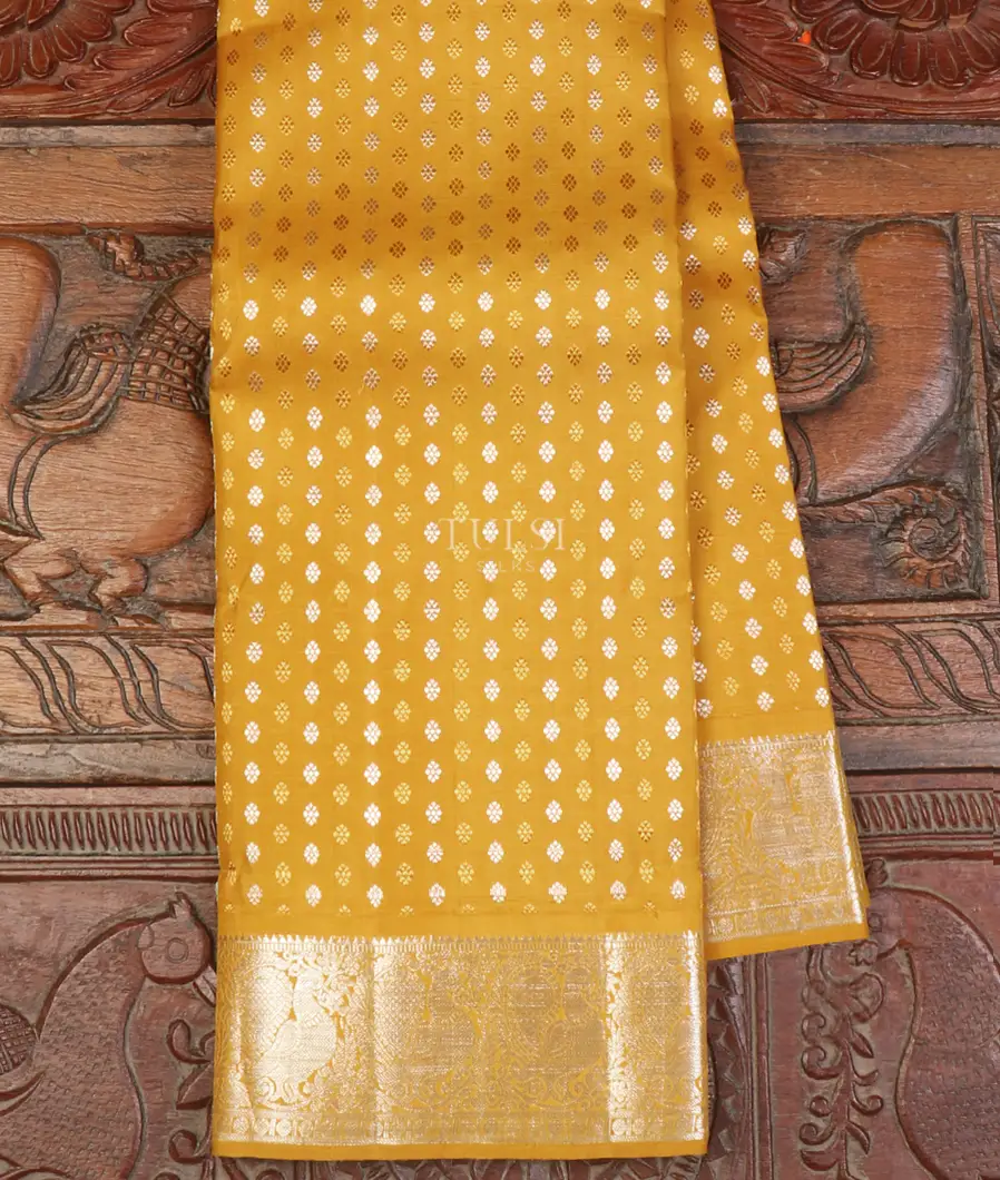 Yellow Kanjivaram Silk Saree T646339-image