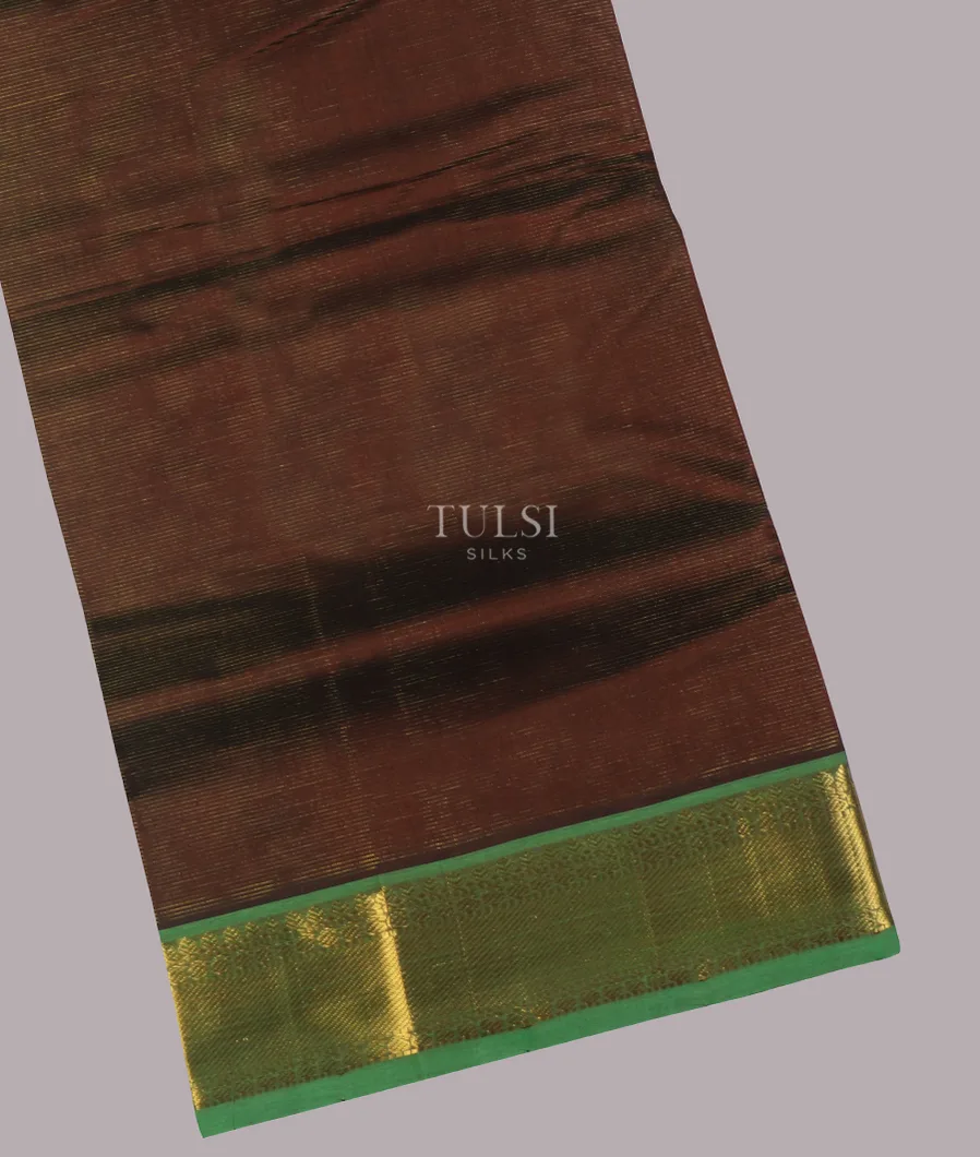 Brown Silk Cotton Saree T647269-image