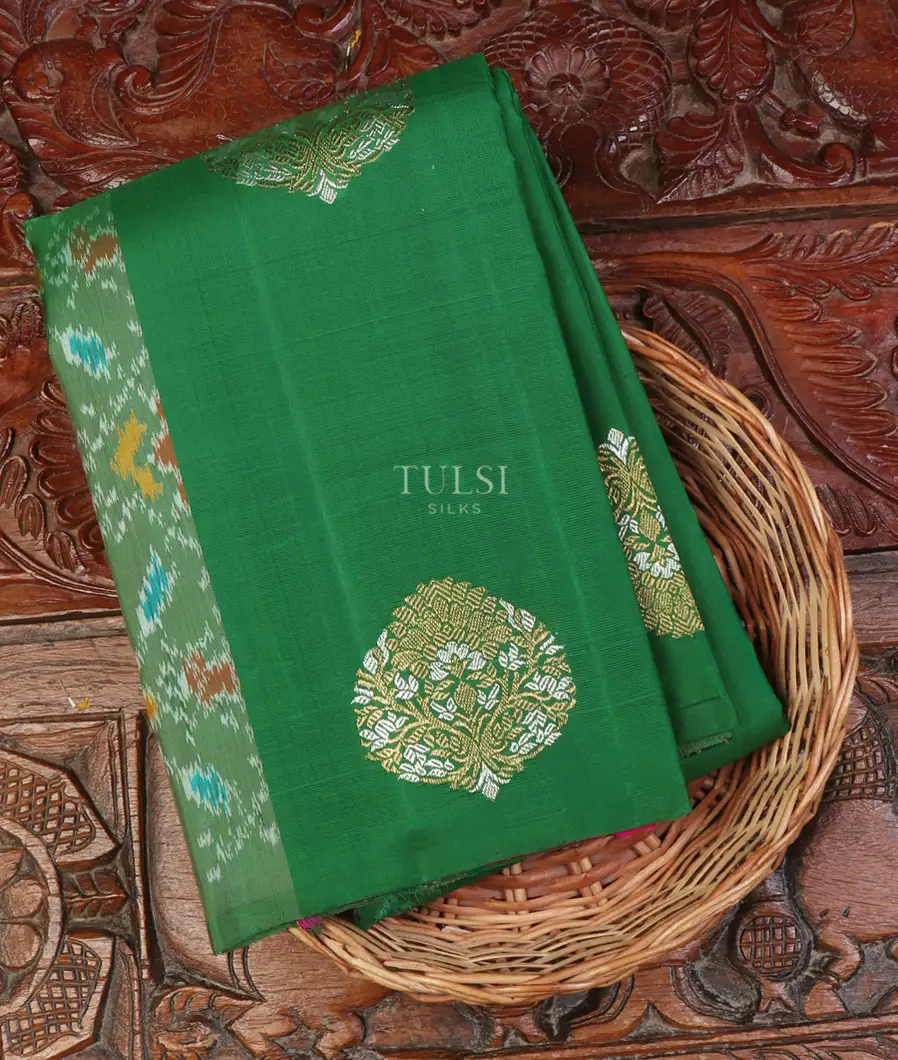 Green Kanjivaram Silk Saree T652825-image