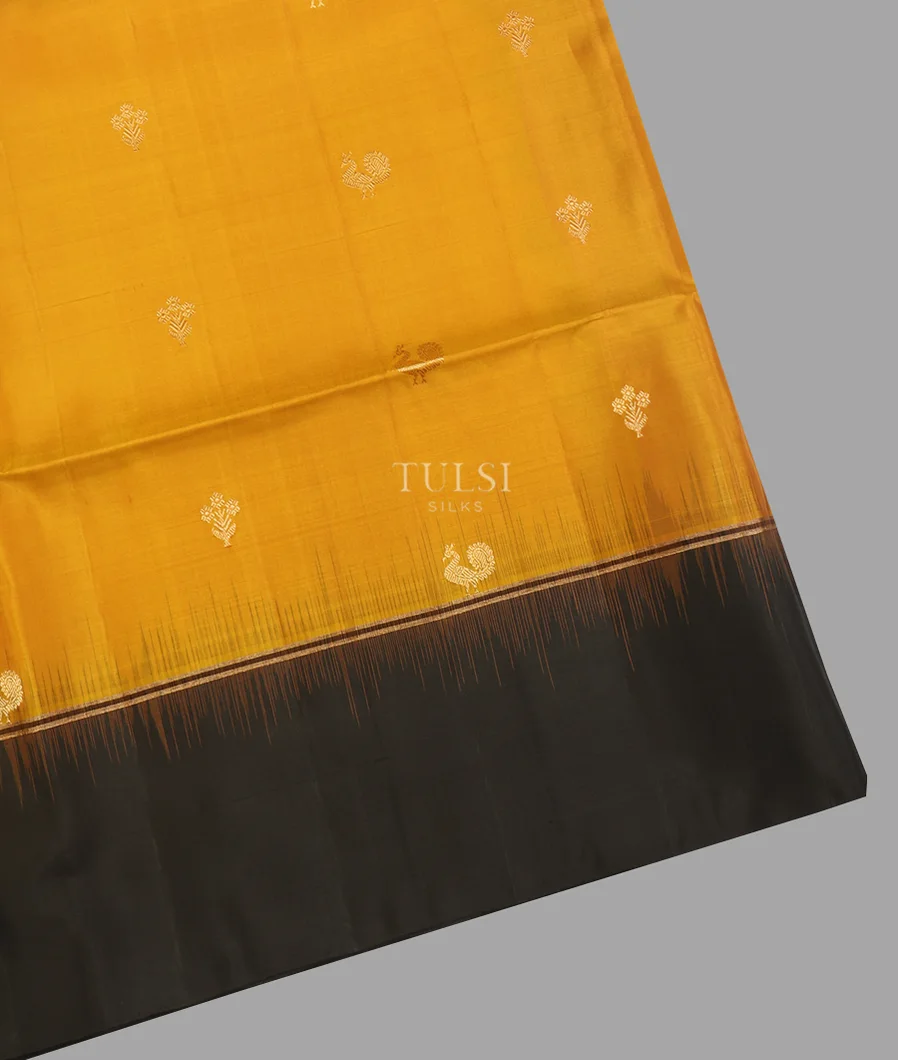 Yellow Soft Silk Saree T650103-image