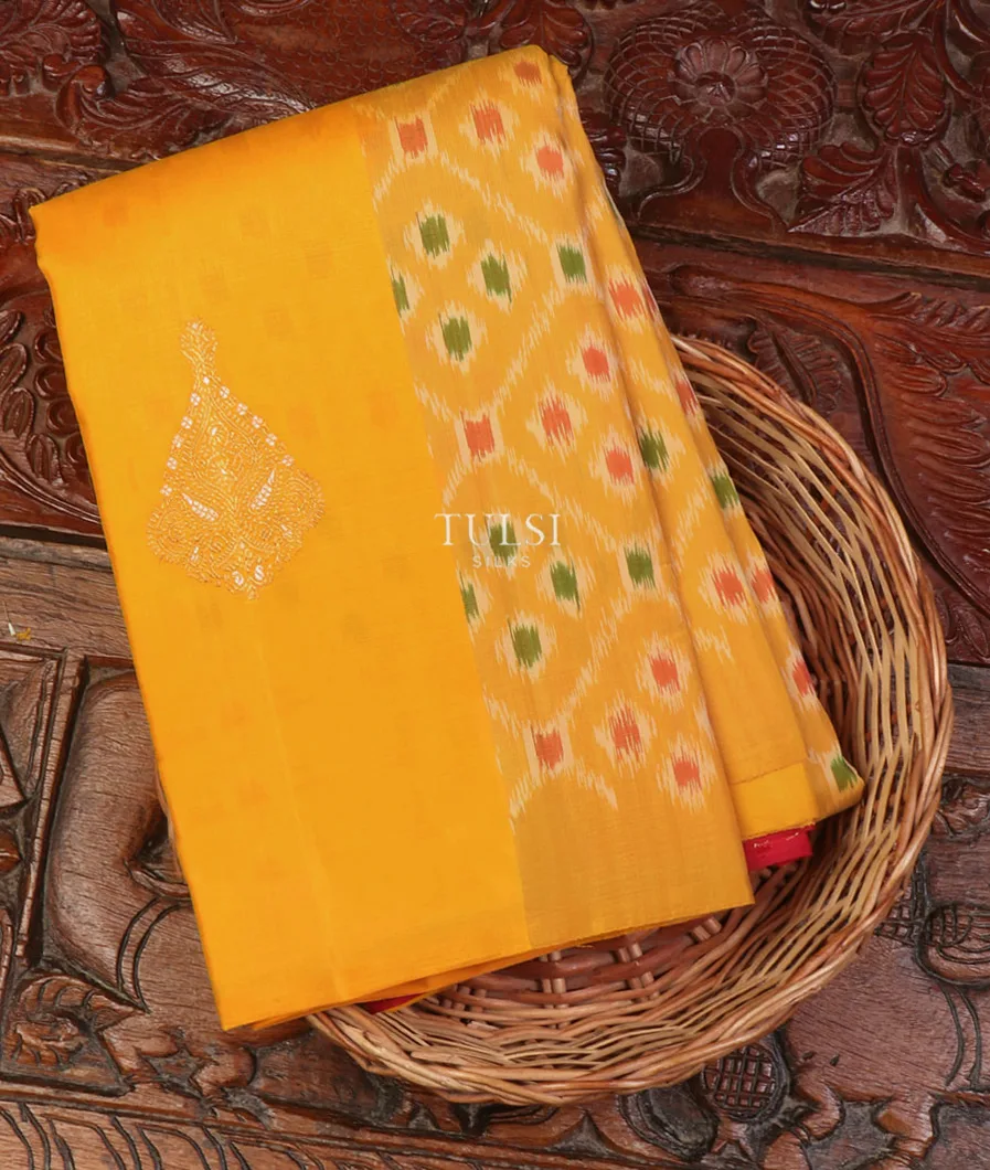 Yellow Kanjivaram Silk Saree T652819-image