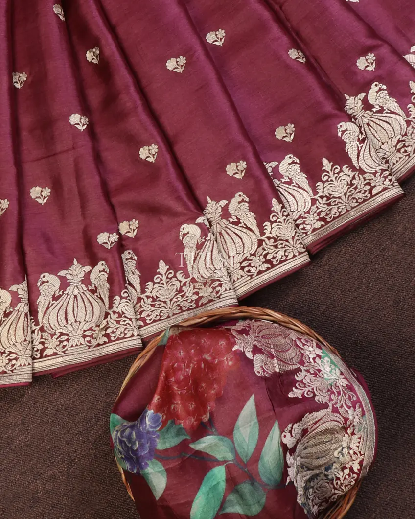 reddish-purple-tussar-embroidery-saree-t652861-t652861-b