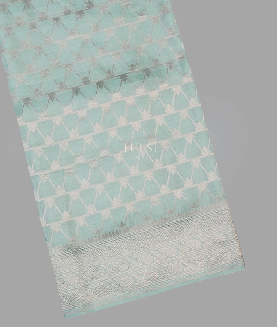 Blue Banaras Kathan Tissue Silk Saree T616990-image