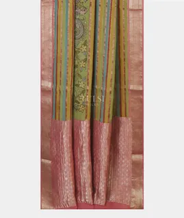 multicolour-georgette-hand-painted-kalamkari-silk-saree-t632390-t632390-b