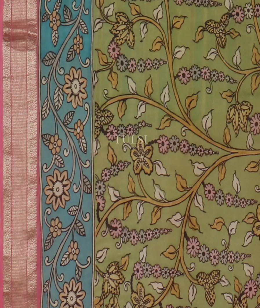 multicolour-georgette-hand-painted-kalamkari-silk-saree-t632390-t632390-c