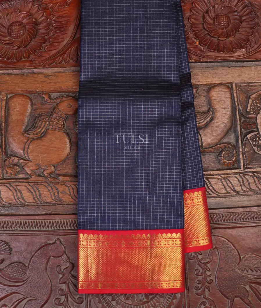 Blue Kanjivaram Silk Saree T642856-image
