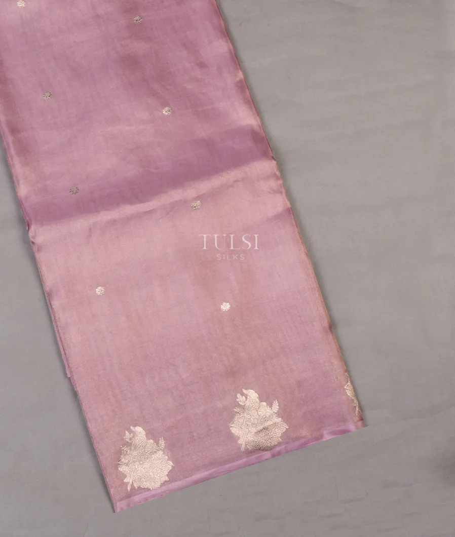 Lavender Banaras Tissue Silk Saree T655710-image