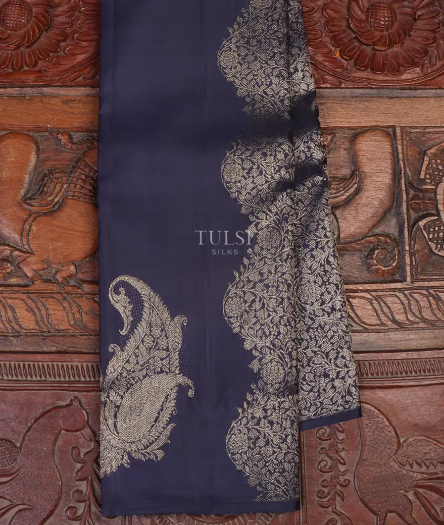Blue Kanjivaram Silk Saree T654857-image
