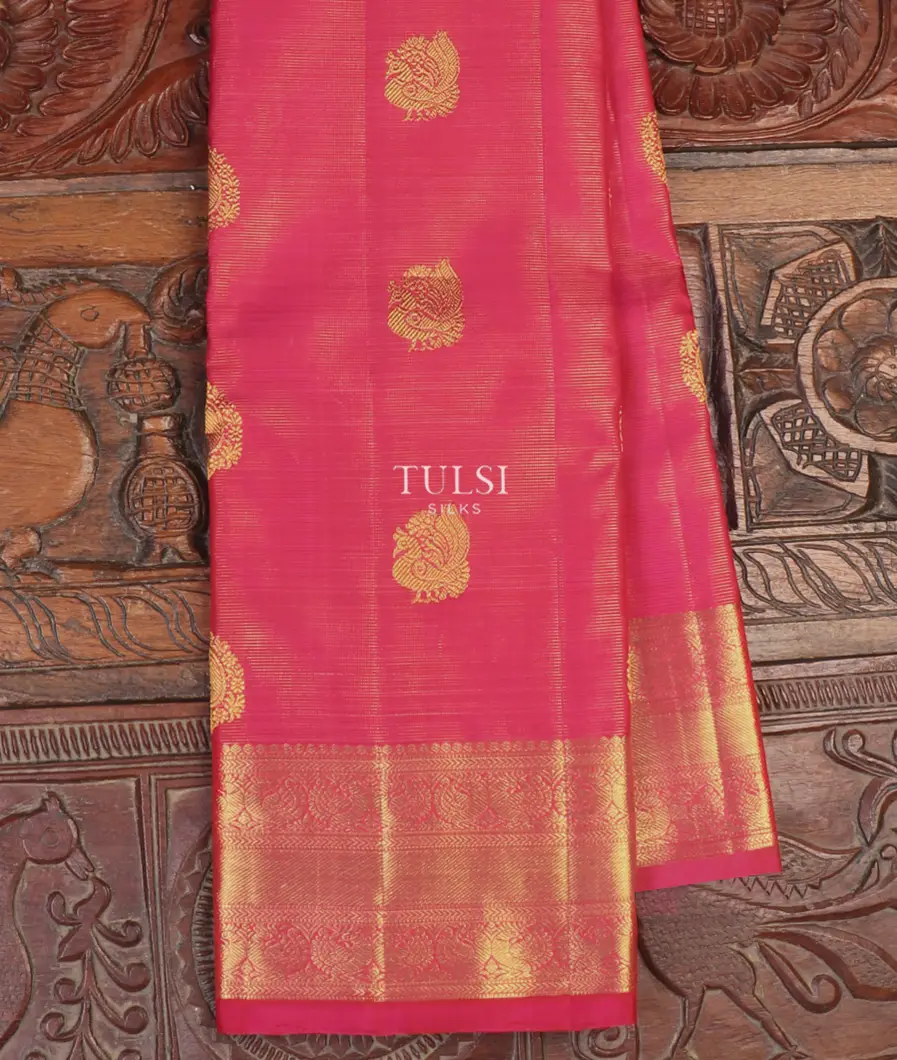 Magenta Kanjivaram Silk Saree T646711-image