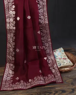 maroon-kora-organza-embroidery-saree-t635699-t635699-d