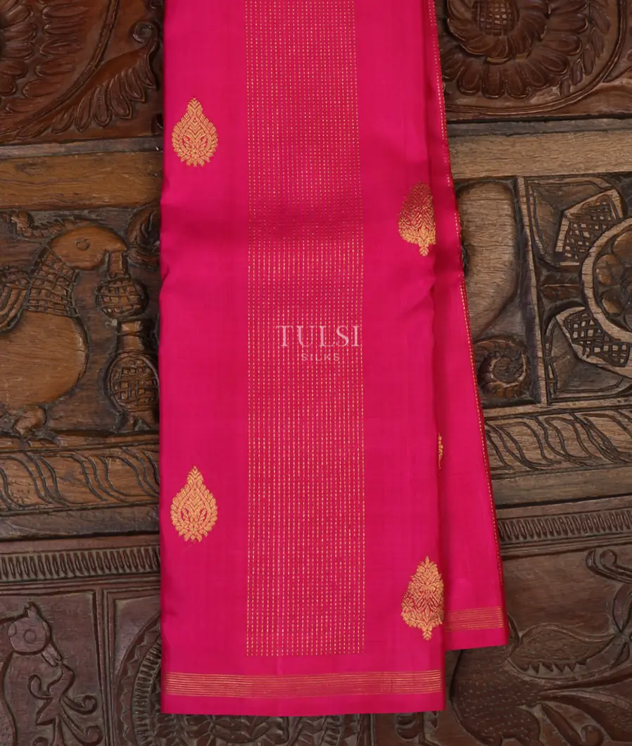 Magenta Kanjivaram Silk Saree T641637-image