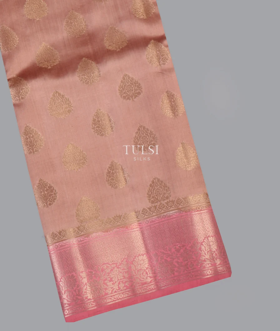 Pinkish Beige Chaniya Silk Saree T653915-image