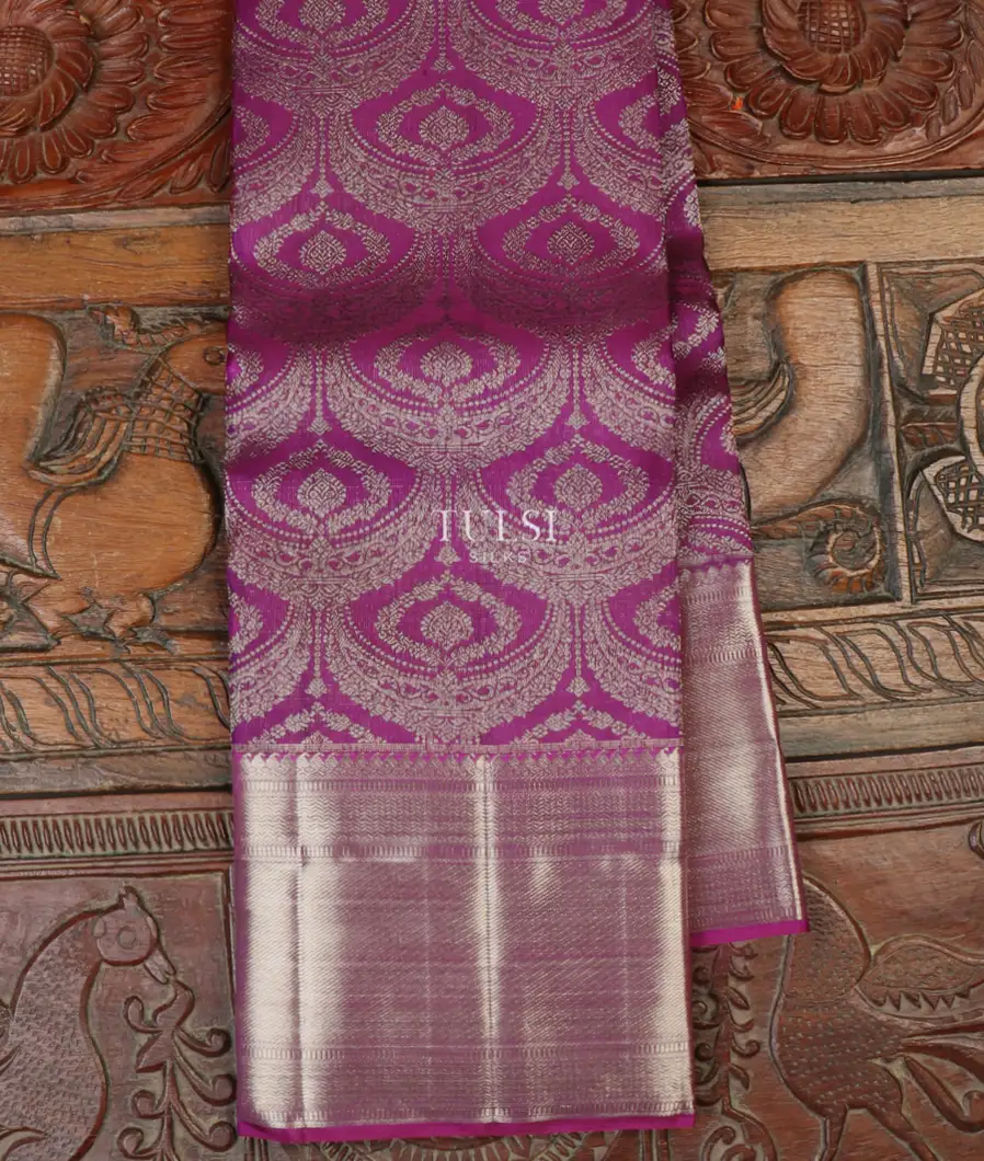Purple Kanjivaram Silk Saree T632778-image
